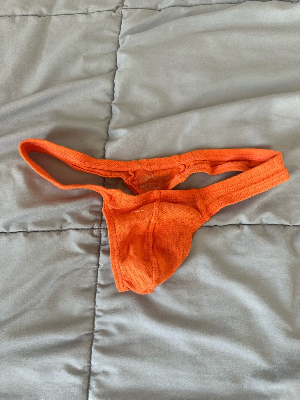 Orange Men's Bikini thong Brief